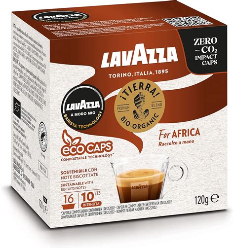 Lavazza A Modo Mio Tierra For Africa Organic Spicy Floral Espresso 16