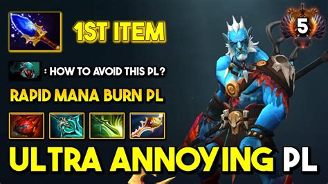 Ultra Annoying Army God Phantom Lancer 1st Item Op Aghs Scepter And Disperser Rapid Mana Burn Dota