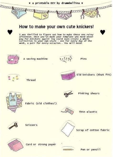 Make Your Own Cute Knickers · How To Make A Pair Of Panties · Sewing On