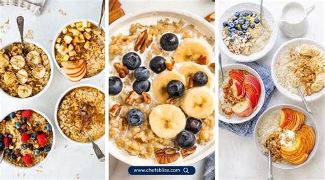 25+ Quick & Easy Oatmeal Breakfast Recipes for Busy Mornings – ChefsBliss