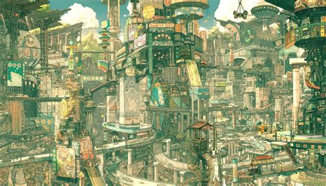 幻想的で不思議な世界観のイラスト集 | エリアブルー