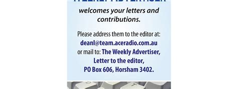 Letter Avoidable Tragedy The Weekly Advertiser