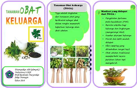 Leaflet Toga Tanaman Obat Keluarga