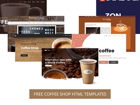 Free Coffee Shop Html Templates Templatesjungle