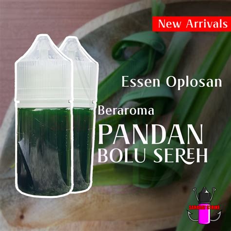 Jual Essen Oplosan Aroma PANDAN BOLU DAN SEREH SUDAH DIUJI Paling