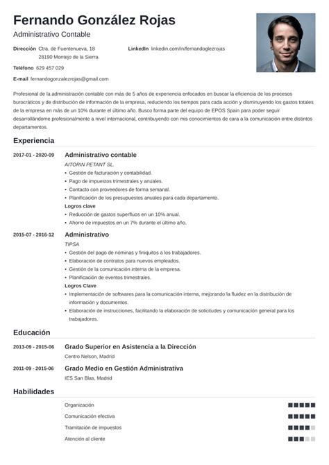 Plantillas De Curriculum Vitae Modelos Para Cv Gratis