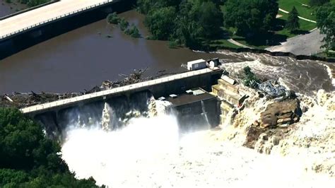 Rapidan Dam In Minnesota Is In Imminent Failure Condition After Flooding Us News Sky News