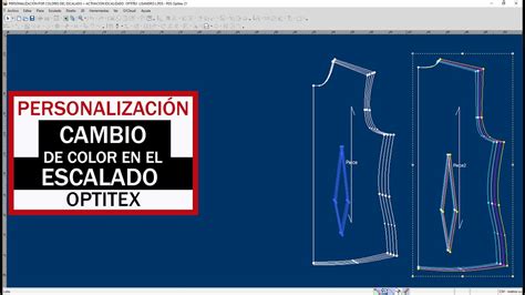 OPTITEX COMO CAMBIAR EL COLOR AL ESCALADO EN OPTITEX PERSONALIZACIÓN