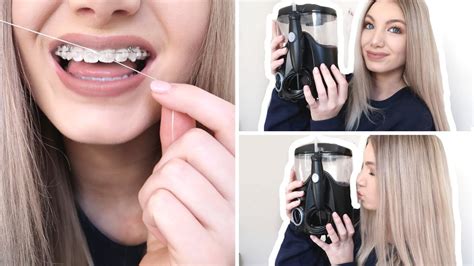 FLOSSING WITH BRACES Benefits Of Using A Water Flosser YouTube