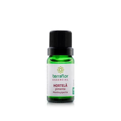 Óleo Essencial De Hortelã Pimenta 10ml Terra Flor Barbara Green