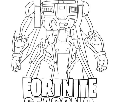 Free Printable Fortnite Coloring Pages Season 9