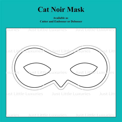 Cat Noir Mask Cookie Cutter – Just Little Luxuries