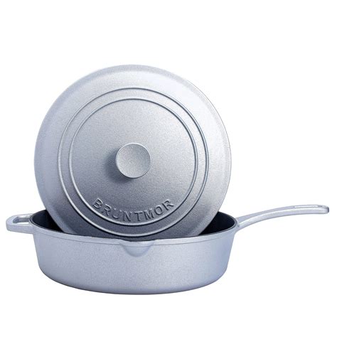 Bruntmor Non Stick Cast Iron Saute Pan With Lid Wayfair