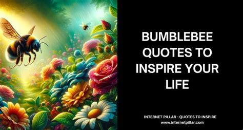 47 Bumblebee Quotes to Inspire Your Life