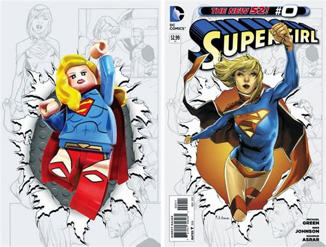 Supergirl Comic Box Commentary Lego Variant Covers