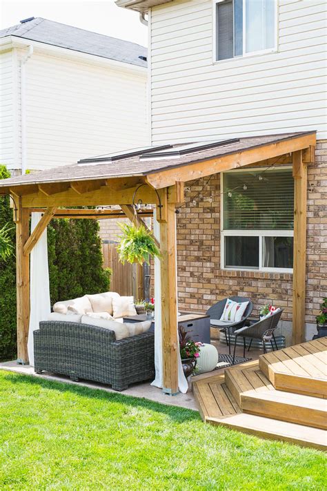 Wooden lean to pergola – Artofit