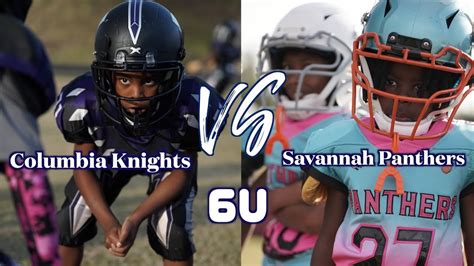 Columbia Knights 6u Vs Savannah Panthers Ayf Columbia Sc 10 08