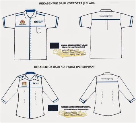 Baju Korporat Rasmi Kementerian Pendidikan Malaysia