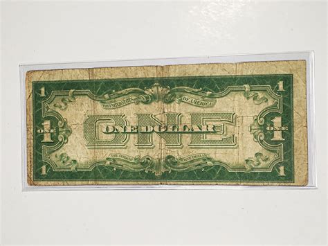 Mint Error Series 1934 1 Miscut Funny Back Silver Certificate Circulated Property Room