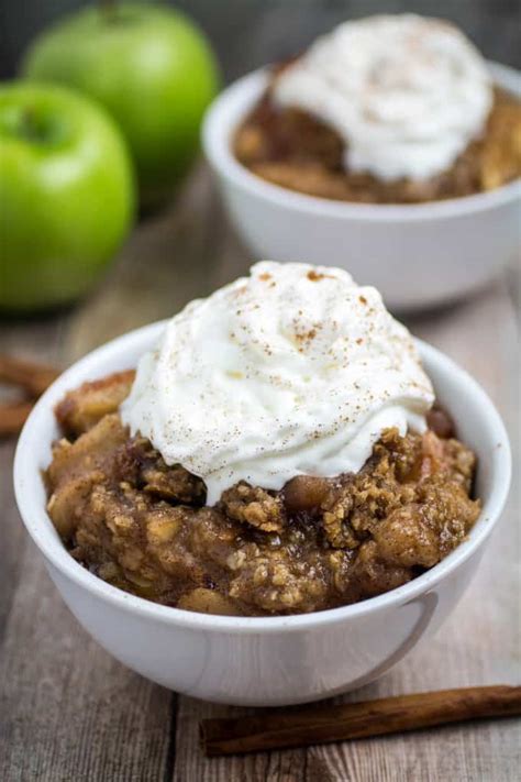 Slow Cooker Apple Crisp Gluten Free Dishing Delish