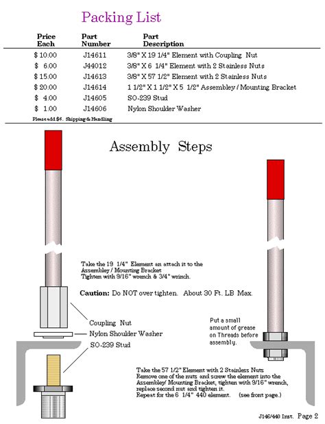 Arrow Antenna J Poles