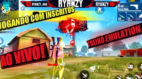 X Dos Crias Rankedfree Fire Ao Vivo Jogando Inscritostreino