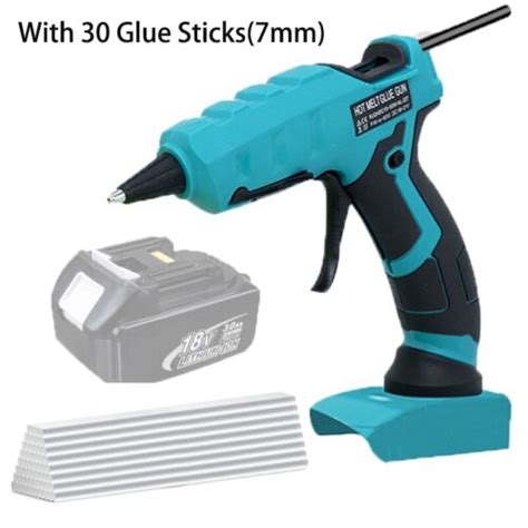 Cordless Hot Melt Glue Gun For Makita V Battery Heating Glue Diy Power Tool Ebay