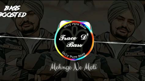 Mehnge Ne Moti 🔹 Bass Boosted Sidhu Moose Wala Latest Punjabi Songs