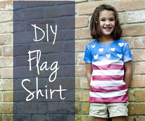 Diy Flag T Shirts Clumsy Crafter