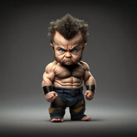 Baby Wolverine Marvel by klashmetaverse on DeviantArt