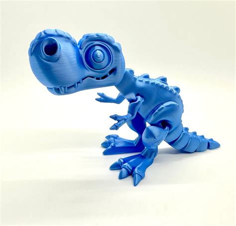 D Printed Articulating Flexible Dinosaur T Rex Sensory Toy Etsy