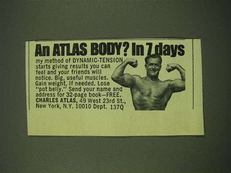 1978 Charles Atlas Ad An Atlas Body In 7 Days Ex0037