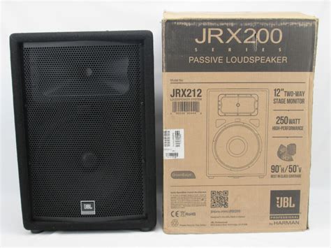 Jbl Pro Jrx W Professional Passive Pa Dj Speakers Jrx