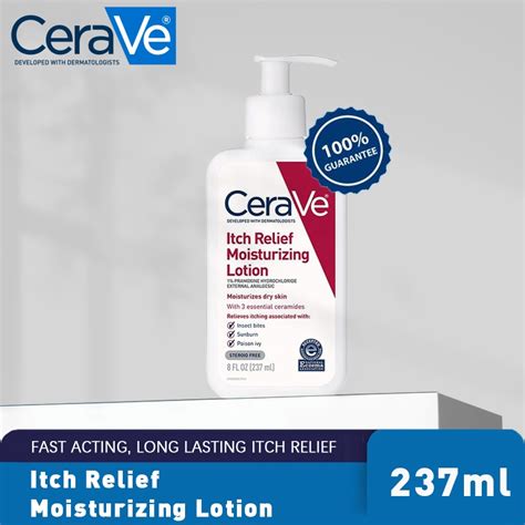 Cerave Itch Relief Moisturizing Lotion And Itch Relief Moisturizing Cream Moisturizes Dry Skin