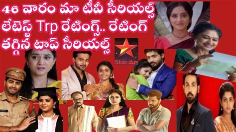 Star Maa Serial Th Week Trp Ratings Telugu Serial Ratings This