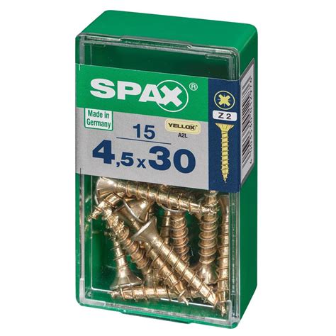 ABC Spax Senkkopf 4 5x30 15St ABC Spax Kleineisen Online Shop