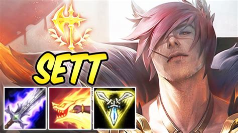 On Hit Botrk Sett Top Lane The Best Duelist New Build And Runes