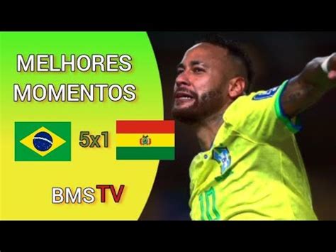 MELHORES MOMENTOS BRASIL E BOLÍVIA ELIMINATÓRIAS DA COPA 2026 BmsTV