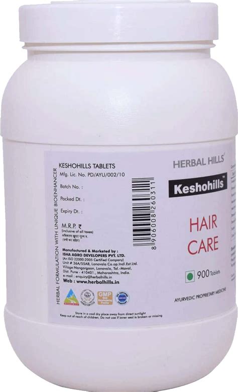 Buy HERBAL HILLS KESHOHILLS 900 TABLETS PACK OF 4 HAIR REGROWTH