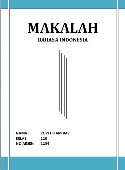 Cara Membuat Cover Makalah Di Microsoft Word 2010 Amat