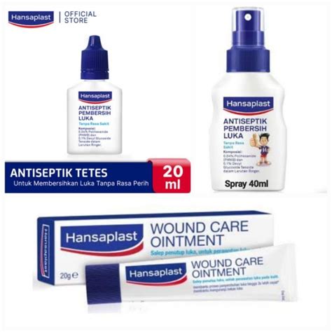 Jual Hansaplast Antiseptik Wound Care Ointment Salep Carian Pembersih