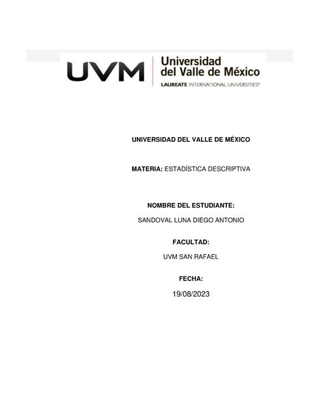 A6 DASL ejercicio obligatorios UNIVERSIDAD DEL VALLE DE MÉXICO