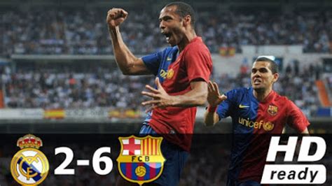 Real Madrid 2-6 Barcelona 08-09 - TokyVideo