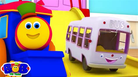 Bob el Tren Ruedas en el bus Rimas infantiles populares en Español