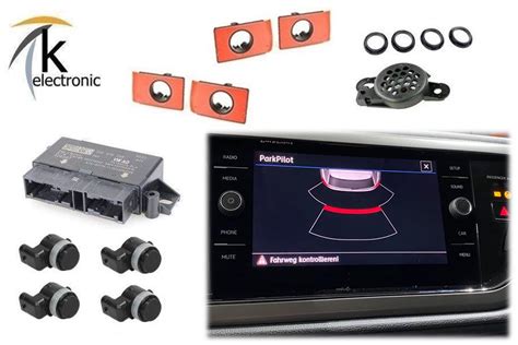 VW Polo AW Einparkhilfe hinten optische Darstellung Nachrüstpaket K