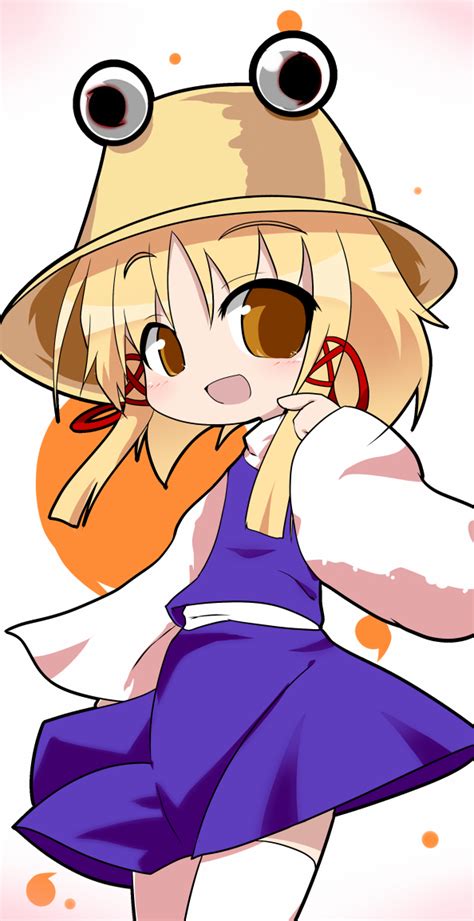 Safebooru 1girl Blonde Hair Hair Ribbon Hat Moriya Suwako Ra I Ribbon