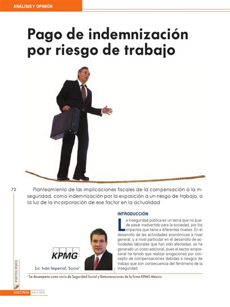 Pdf Pago De Indemnizacion Por Riesgos De Trabajo Dokumentips