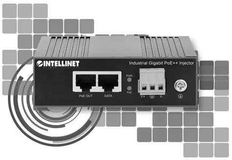 INTELLINET 508919 Industrial Gigabit PoE Injector Instructions