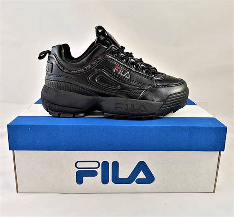 Купить Женские кроссовки Fila Disruptor Фила Черные (р. 39,40), цена ...
