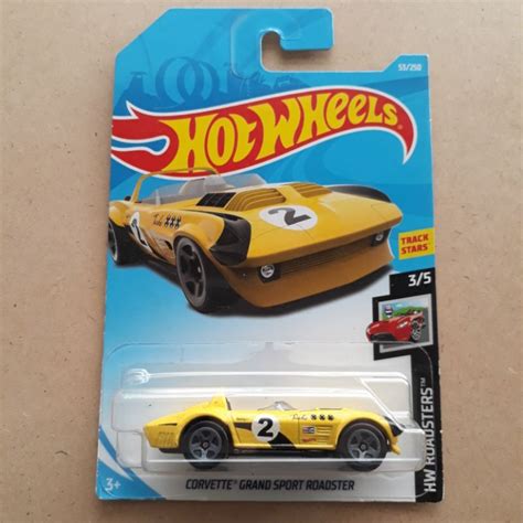 Jual Hot Wheels Kemasan Jelek Corvette Grand Sport Roadster Hw Roadsters Yellow